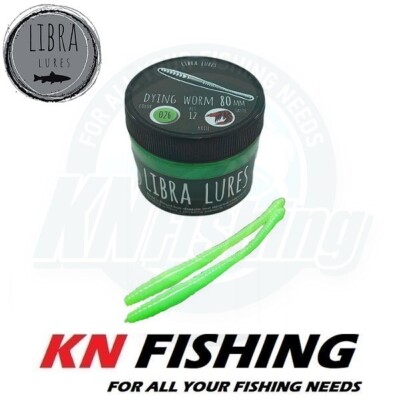 LIBRA LURES DYING WORM 70 Silicon Lures Amino Boosted  70mm 15pcs
