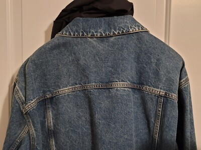 GUCCI sz IT 50 US L Mens Blue Denim Jacket with Brooches RRP 3200