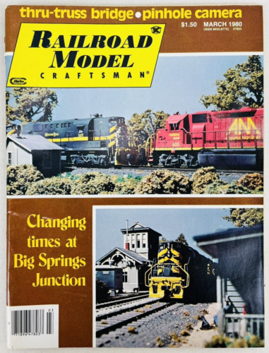 1980 March Railroad Model Craftsman Magazine Thru Truss Bridge Pinhole Camera - Picture 1 of 6