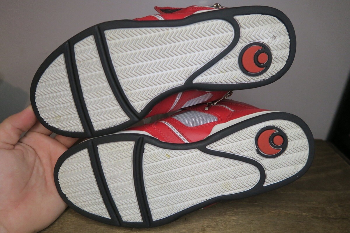RARE OSIRIS BRONX Private Reserve Y2K Red Zipper Skate Shoes RARE OSIRIS BRONX Private Reserve Y2K Red Zipper Skate Shoes