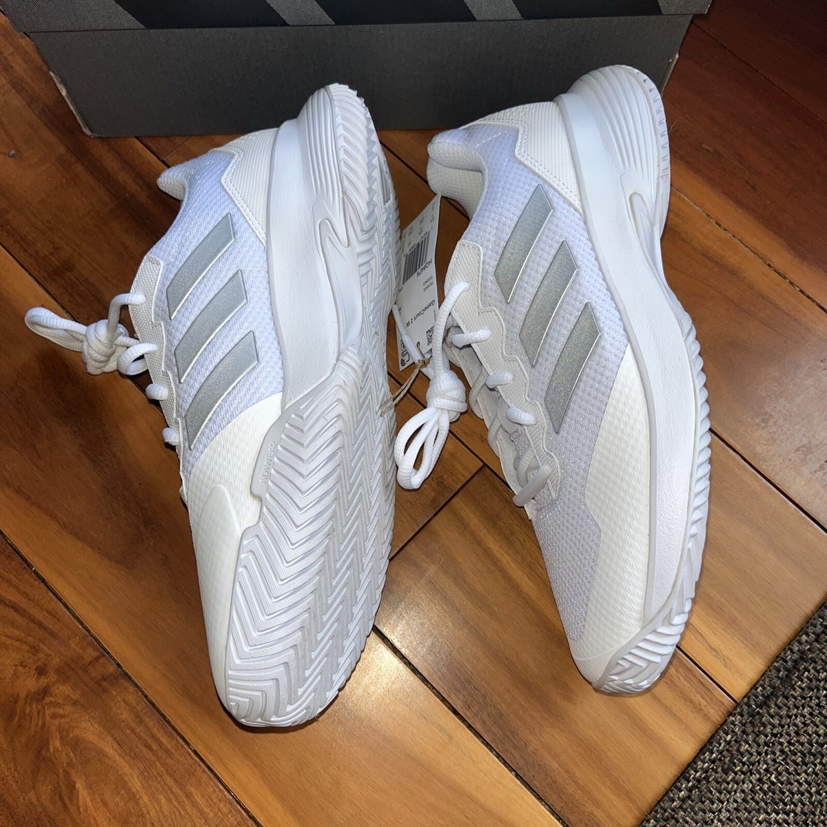 【正規品】アディダス GameCourt 2 W ホワイト レディース adidas GameCourt 2 Women's Tennis Shoe (White) | RacquetGuys