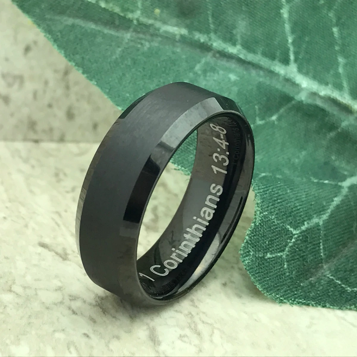 Engraved Two Tone Wedding Band In 18K Yellow Gold | Fascinating Diamonds