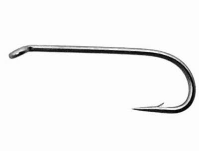 25-Pack Sierra 5263 Black-Nickel Hooks - 3X Long, 2X Strong For Nymphs & Streamers (#12-#6)