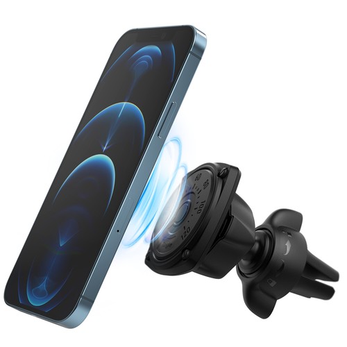 Ringke Car Vent Dashboard Magnetic Phone Holder 360 Rotation With Mounting Plate - 第 1/12 張圖片