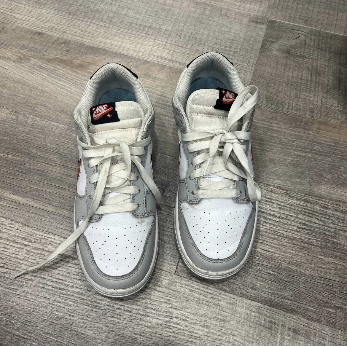 Size 7.5 M- Nike Dunk Low SE Lottery Pack - Grey Fog- USED
