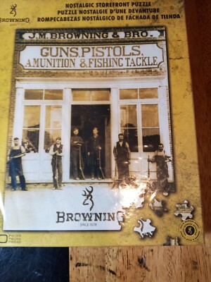 2012 Signature Products Browning Nostalgic Storefront Jigsaw Puzzle BGT1126