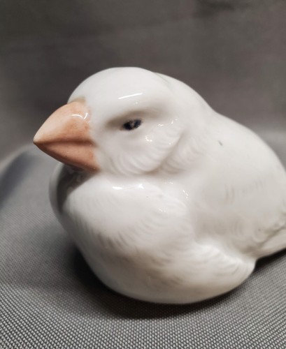 Bing Grondahl B&G White Bird 5" Finch Figurine 1519 Anne Marie Carl-Nielsen - Picture 6 of 10