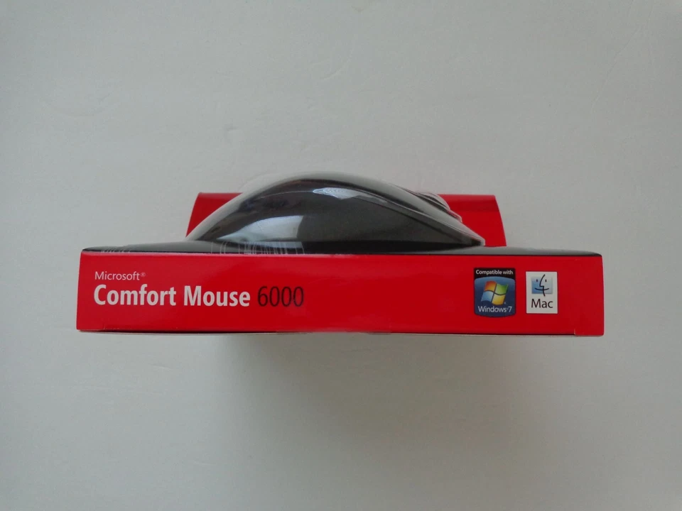 Microsoft Comfort Mouse 6000 (S7J-00003) Factory Sealed Retail Box For PC & Mac - Image 3 of 4