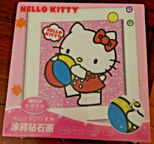 Hello Kitty Diamond Painting Kits with Wooden Frame, Ages 8 or Above