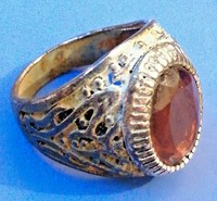EXTREMELEY ANCIENT ROMAN SILVERED RING RARE ARTIFACT AUTHENTIC