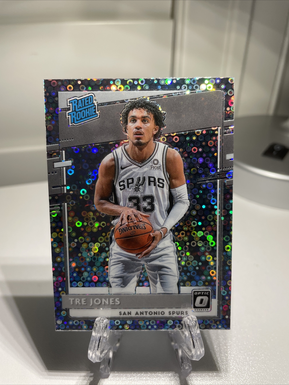 2020 Panini Donruss Optic Rated Fast Break Holo Prizm Tre Jones #188 Rookie 🔥🔥