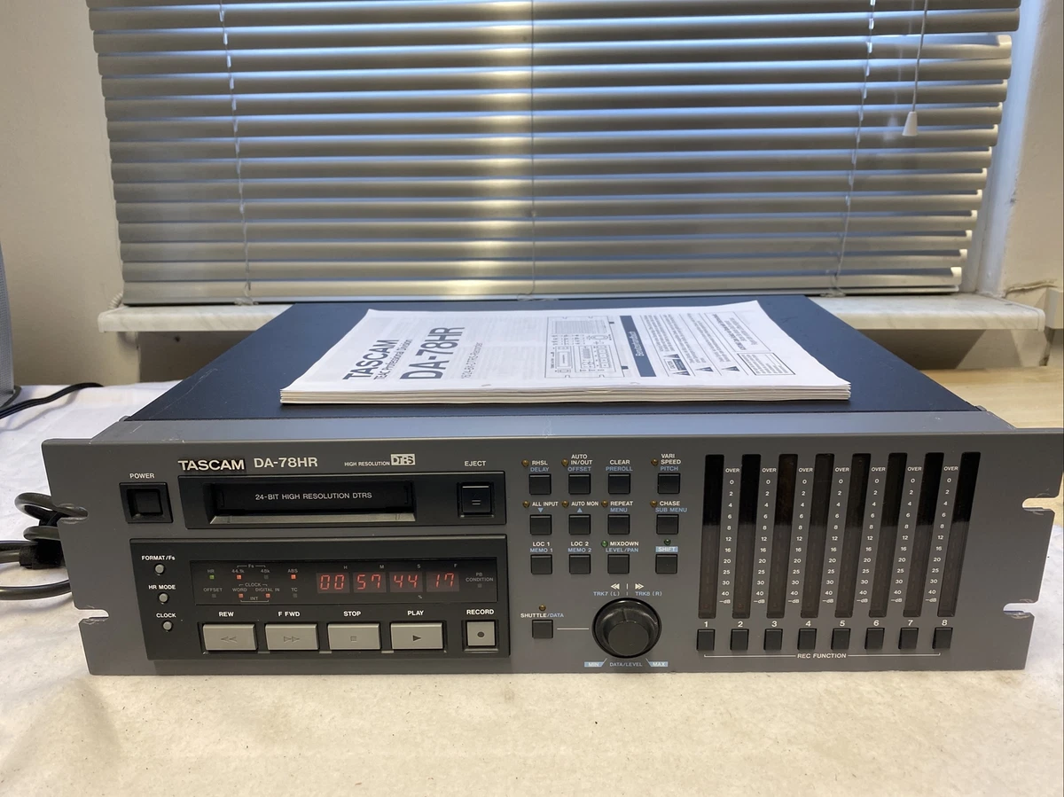 TASCAM DA-78HR High-Resolution High-End DTRS Recorder - Dealer Tested