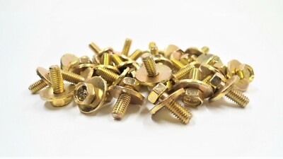 20 BODY BOLTS FOR MITSUBISHI & INFINITI! M.6-1.0 x 16MM 10MM HEX FITS LANCER ETC