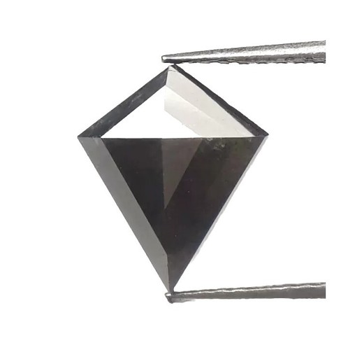 1,50 ct natürlicher loser Diamant schwarze Farbe Drachenform Diamant Salz und Pfeffer  - Bild 6 von 9