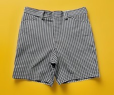 70s Sears HOUNDSTOOTH Perma Prest Shorts.34/35