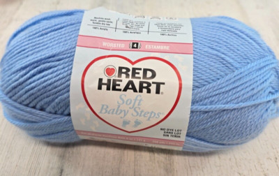Red Heart Soft Baby Steps Baby Blue 1 Skein