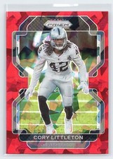 Cory Littleton - 2021 Panini Prizm - Red Ice #183 - Raiders