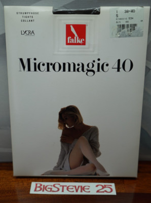 Falke Micromagic 40 Tights Size S  Classic Brown  FREE P&P