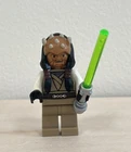 Lego Star Wars Eeth Koth Jedi Master Minifigure Mini Figure with Weapon