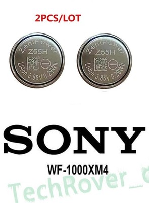 2 PCS x SONY WF-1000XM4  Battery - ZeniPower Z55H 3.85v