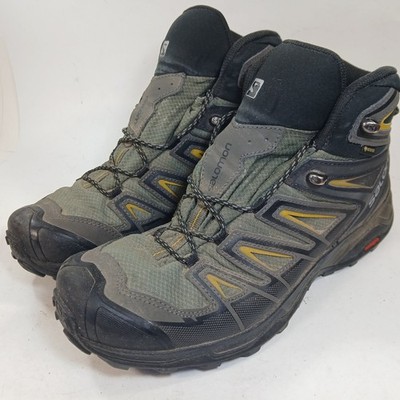 Salomon X Ultra Shoes Mens 11 Gray GTX Waterproof Outdoor Hiking Trail