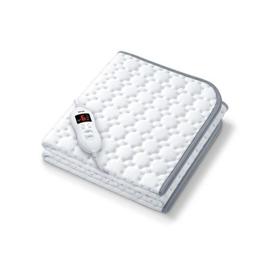 Beurer UWB55 Heated Mattress Pad with 8 Temperature Settings & Ultra-Soft Fle...