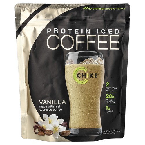 Protein Iced Coffee, Vanilla, 15.8 oz (448 g)