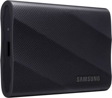 Samsung - T9 Portable SSD 1TB, Up to 2,000MB/s , USB 3.2 Gen2 - Black