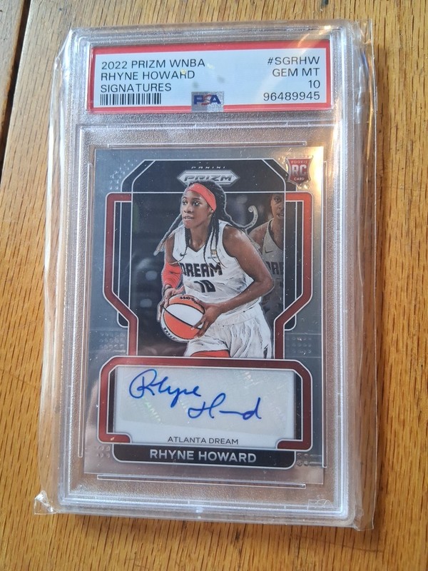 2022 Prizm WNBA Rhyne Howard Signature RC AUTO PSA 10! ROTY! ROOKIE!