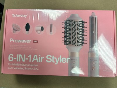 Tideway Prowaver 6-in-1 Hot Air Styler Wrap, Ionic Dual Voltage Hair Dryer & Blo