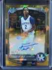 2025 Bowman Sapphire Jasper Johnson Auto Gold /50 #CPA-JJ Prospect Wildcats