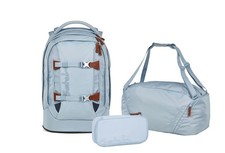 Satch Schulrucksack-Set PACK Nordic Ice Blue 3-teilig, Kollektion 2025