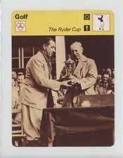 1977-79 Sportscasters Series 41 Golf Lausanne Walter Hagen Lord Wardington 0r5w