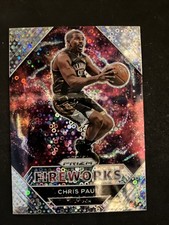 2020-21 Panini Prizm Fireworks #24 Chris Paul Fast Break Disco Prizm