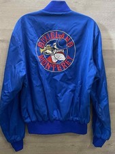 Monterey Dixieland Jazz Festival Jacket By Racy Sz Small Blue Satin