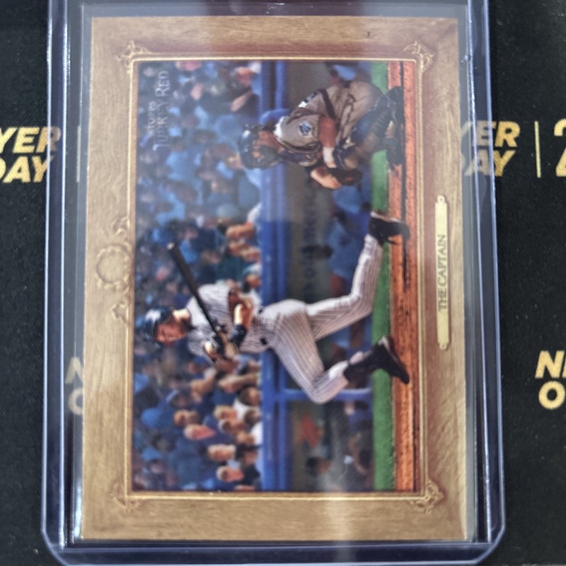 2007 Topps Turkey Red - Derek Jeter #109 The Captain Checklist New York Yankees