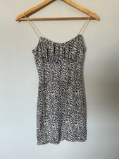 Urban Outfitters Mini Dress Size XS Animal Pattern Print Spaghetti Straps Summer