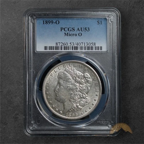 1899-O Morgan Silver Dollar $1 - PCGS AU53 Micro O - New Orleans