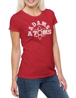 Adams Atoms Damen T-Shirt Revenge Of The Die Rache Nerds Der Eierköpfe College