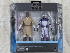 Star Wars  Black Series Mace Windu & 187th Legion Clone Trooper 2 Pack-NEW
