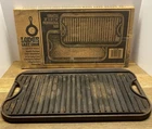 VTG Lodge Cast Iron Pro Grid/Iron Griddle 20” X 10 7/16” Original Box #PG12K USA