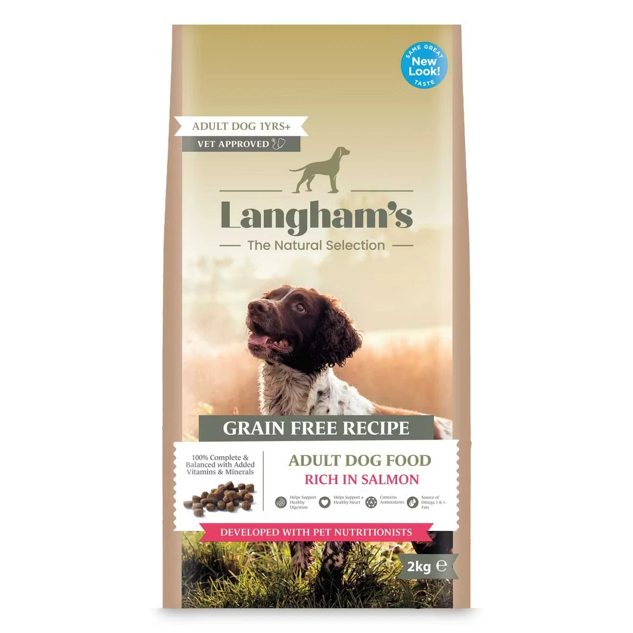 Langham’s Grain Free Recipe Adult Dry Dog Food Salmon - 2kg Pack
Opens in a new window or tab