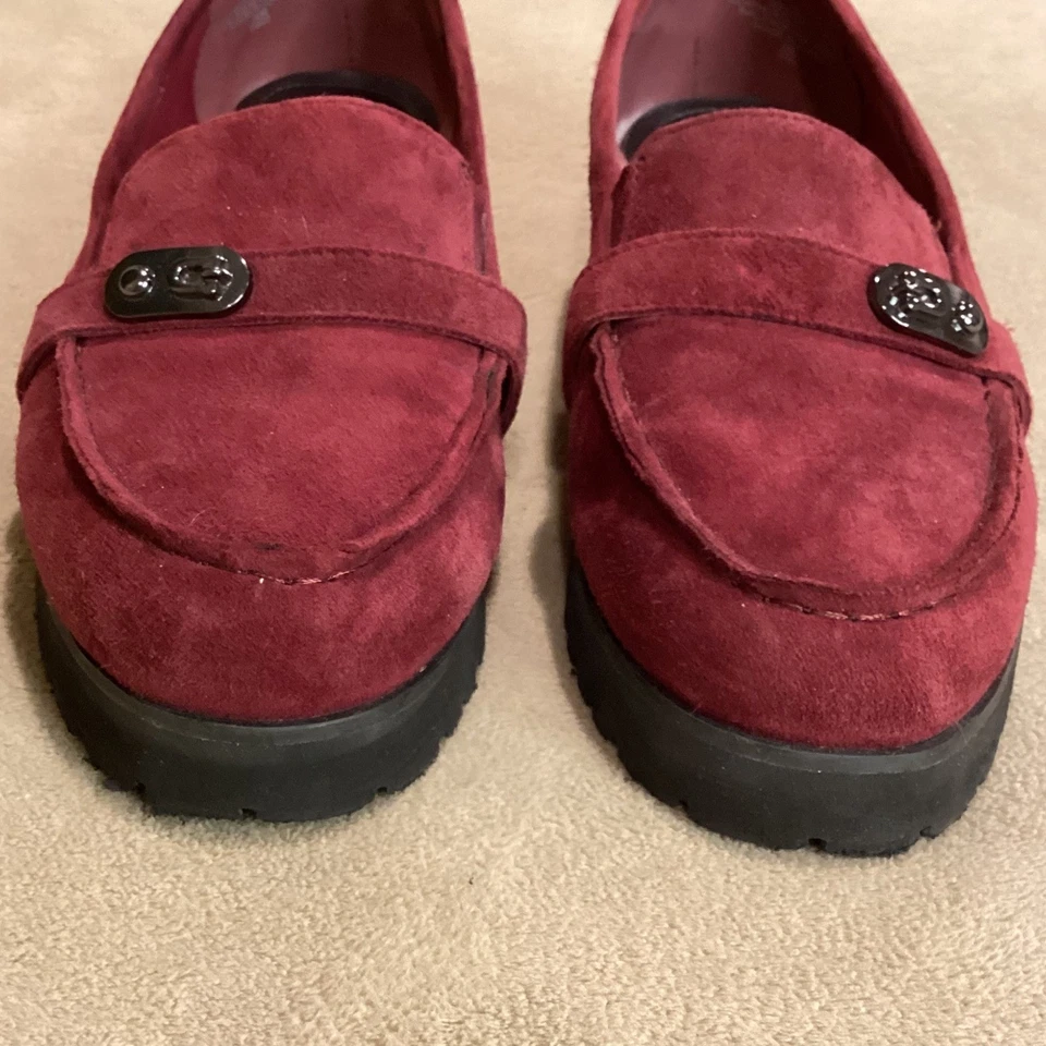 Easy Spirit Wendy Casual Slip-on Loafer Women's Size 8 Wide, Wine Red, Leather - image 3 of 4