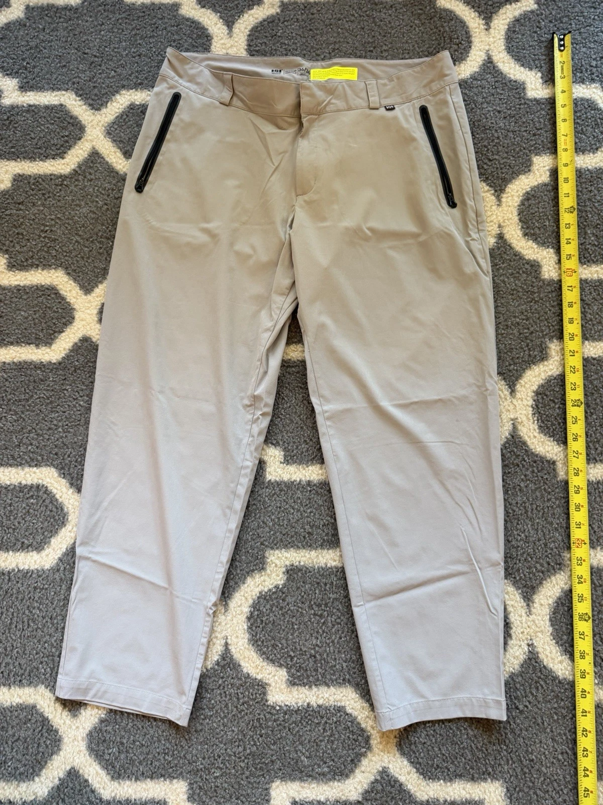 Helly Hansen Pants Soft Shell Charcoal Gray Mens 36x34 Sailing Hiking
