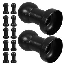 12pcs Plastic Trampoline Enclosure Pole Cap For Flat Steel Sheet Top Ring