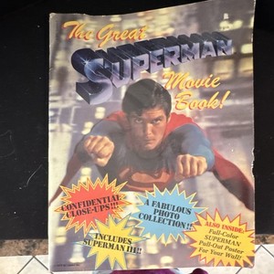 The Great Superman Movie Book Photo Collection Close-Ups Superman II