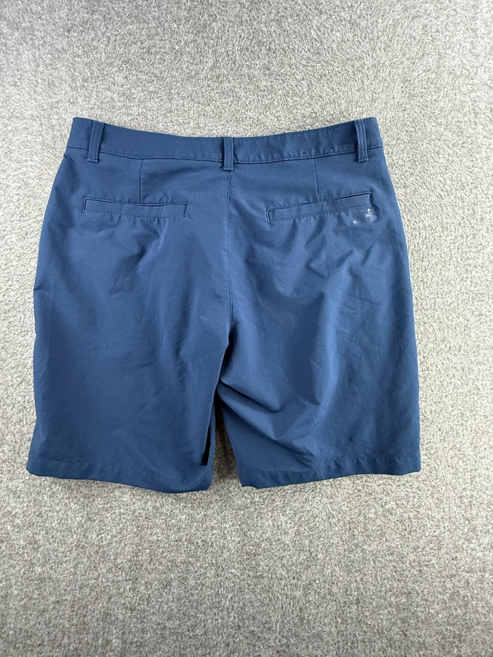 Pantalones cortos de golf Under Armour UA Drive Performance para hombre talla 34 elásticos azul marino Foto 2 de 4