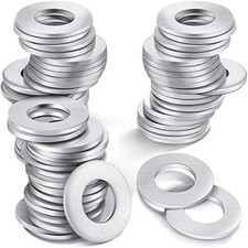 100 Pieces Metal Stamping Blanks M10, 20x10x1.5mm Aluminum Flat Washer