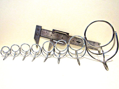 Coastal-Surf Guides - 1 3/4'' To 7/16'' Ring IDs - Unbranded/Unused - Vintage Nos!