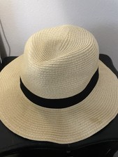 Panama Wide Fedora Trilby Gangster Summer Beach Sun Straw Women Men Hat